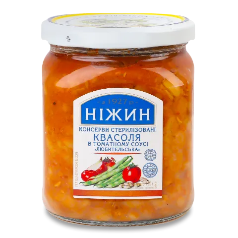 Квасоля «Ніжин» «Любительська» у томатному соусі