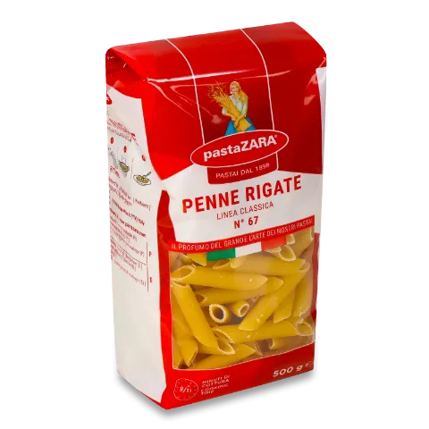 Вироби макаронні Pasta Zara Пенне Рігате №67