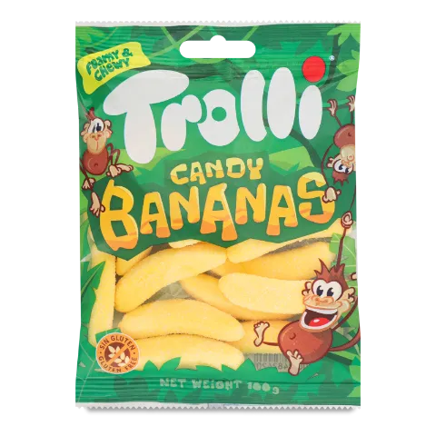 Цукерки Trolli Банани