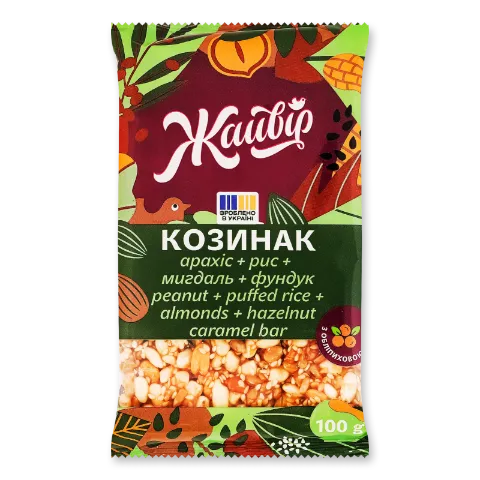Козинак «Жайвір» асорті з мигдалем