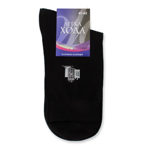 Носки мужские Легка Хода 6012 черные р.27