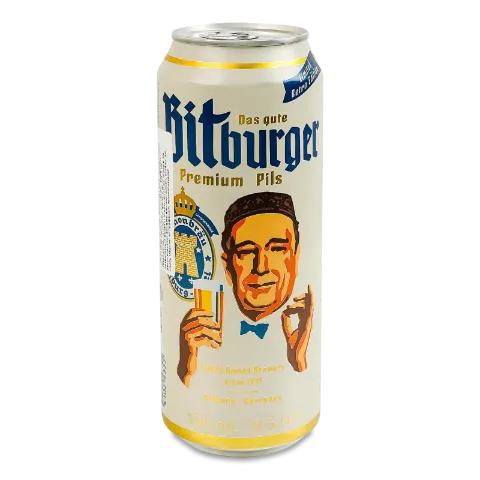 Пиво Bitburger Premium Pils светлое ж/б