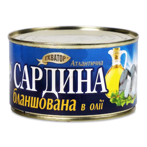 Сардина Екватор атлантическая бланшир. в масле №5