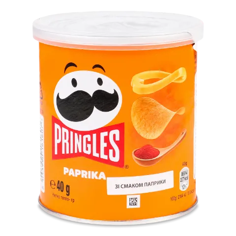 Чипси Pringles зі смаком паприки