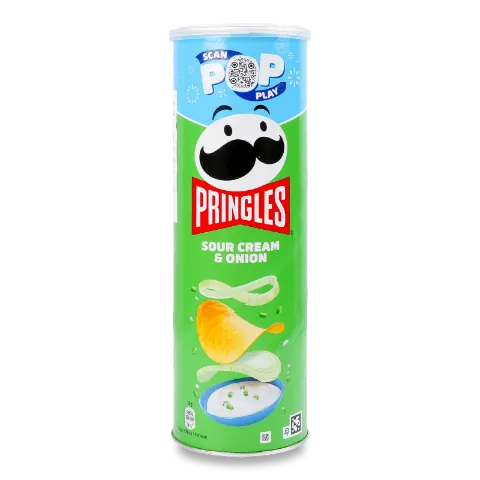 Чіпси Pringles сметана-цибуля