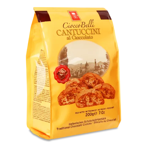 Кантучини Biscottificio Belli Cioccobelli шоколад