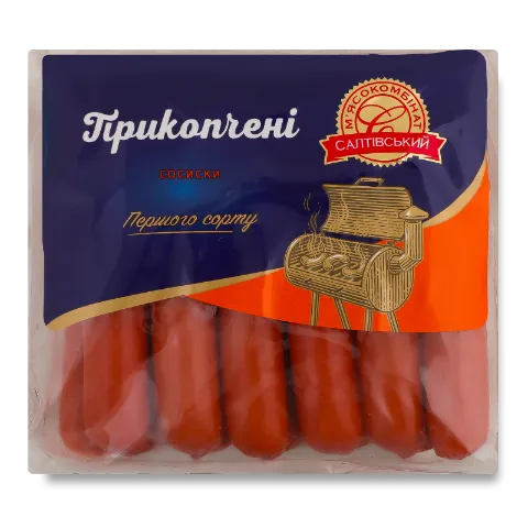 Сосиски Салтовский МК прикопченные 1/с п/а