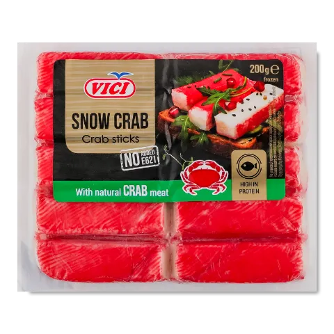 Палочки крабовые VICI с мясом натурального краба