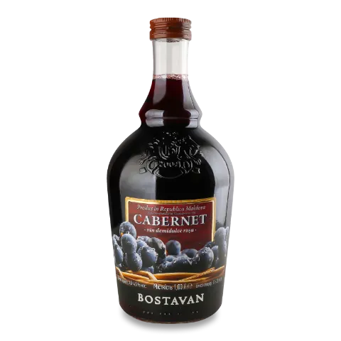 Вино Bostavan Каберне красное полусладкое