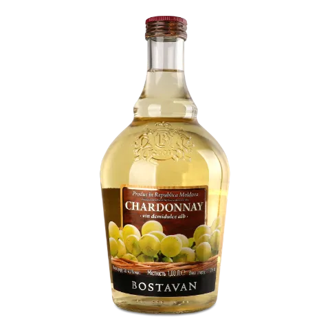Вино Bostavan Шардоне белое полусладкое