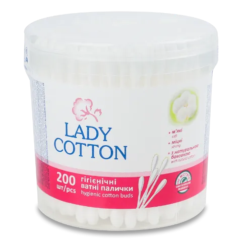 Палочки ватные Lady Cotton в банке