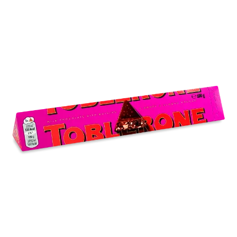 Шоколад молочный Toblerone изюм нуга мед миндаль