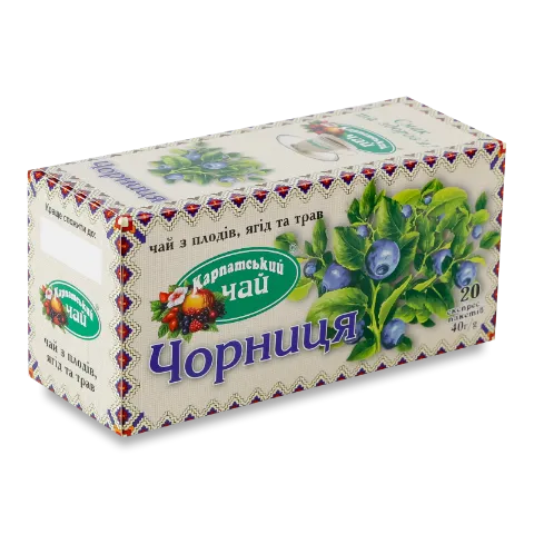 Чай «Карпатський чай» чорниця ф/п