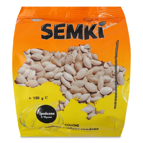 Насіння гарбузове Semki смажене солоне