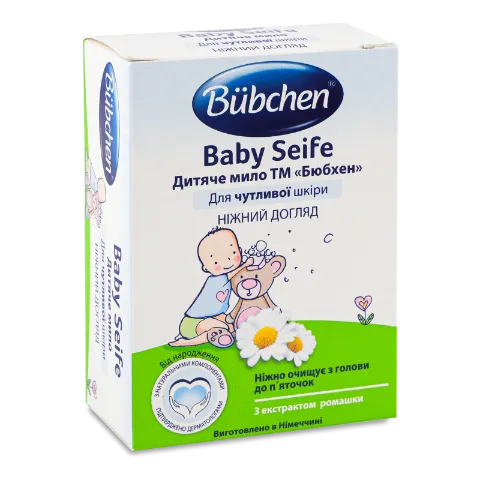 Мыло Bubchen Baby Seife Нежный уход детское