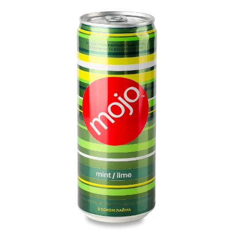 Напій Mojo М'ята-лайм безалкогольний сил/газ з/б