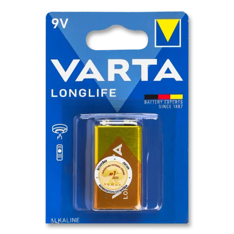 Батарейка Varta Longlife 9V