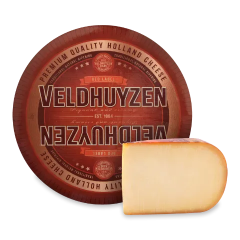 Сыр Veldhuyzen Kaas Гауда Ред Лейбл 51% 12 мес к/м