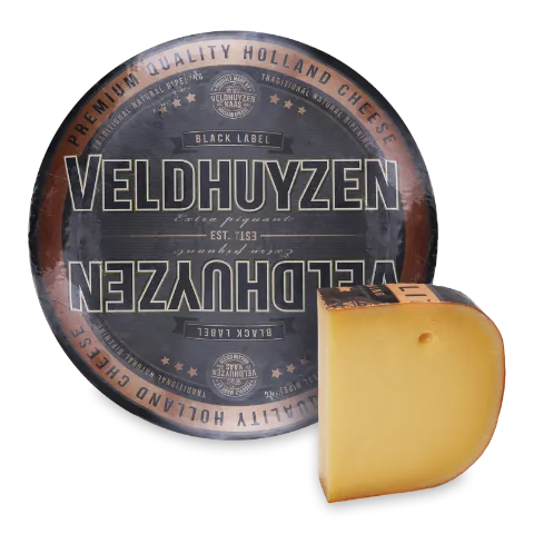 Сыр Veldhuyzen Kaas Гауда Блек Лейбл51% 24 мес к/м