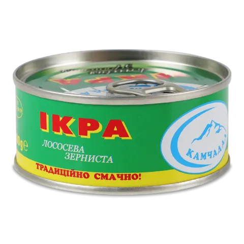 Икра лососевая Камчадал зернистая ж/б