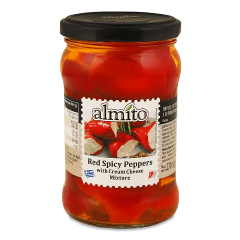 Перець Almito червоний гострий фарширований сиром