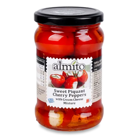 Перець Almito солодкий пікантний черрі фарширований сиром