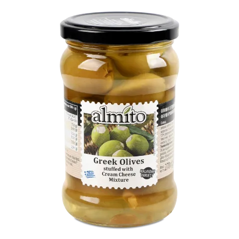 Оливки Almito «Королівські» зелені фаршировані сиром