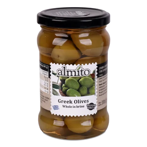 Оливки Almito «Королівські» зелені з кісточкою