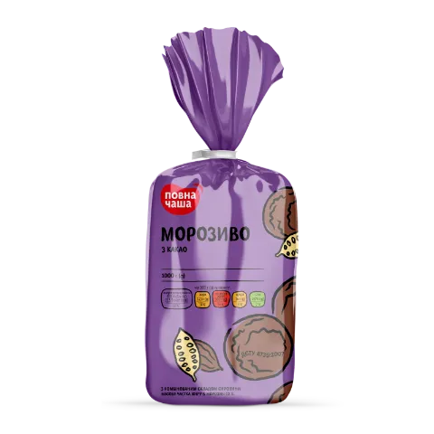 Мороженое Повна Чаша с какао