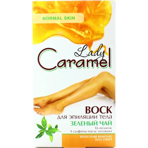 Воск д/депиляции тела Caramel Зеленый чай