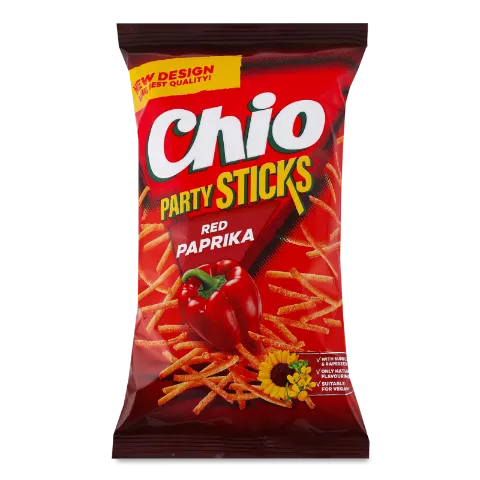 Соломка картопляна Chio Party Sticks зі смаком паприки