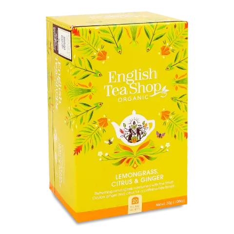 Чай трав. English Tea Shop лемонг-имбир-цитрус орг