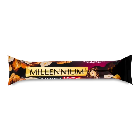 Шоколад чорний Millennium Golden Nut з цілим горіхом