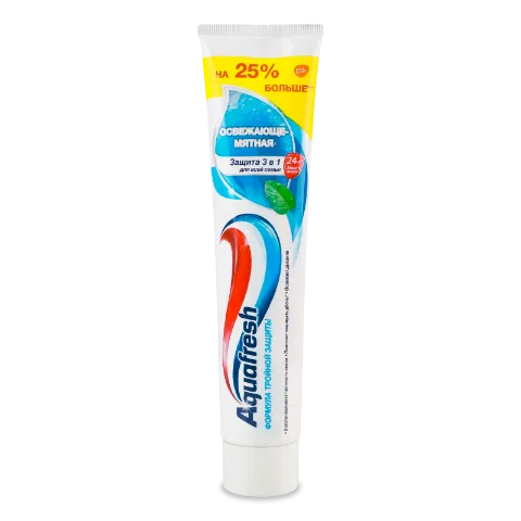 Паста зубная Aquafresh Освежающая мятная