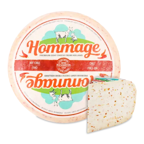 Сыр Veldhuyzen Kaas Hommage козий перец чили 52%
