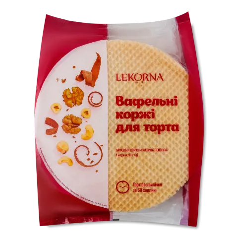 Коржі вафельні Lekorna «Класика»