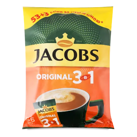 Напій кавовий Jacobs Original 3в1 мультипакет