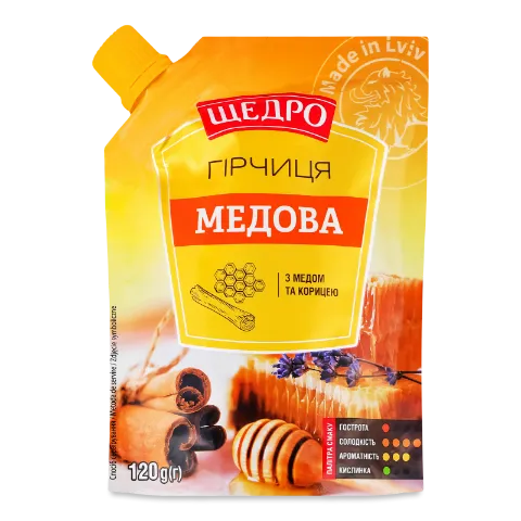 Гірчиця «Щедро» «Медова»