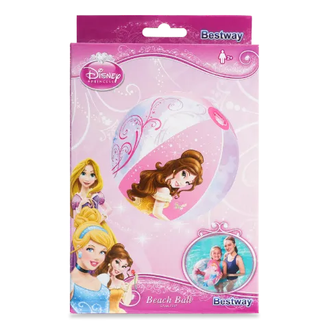 Мяч пляжный надувной Disney'sPrincess Bestway 51см