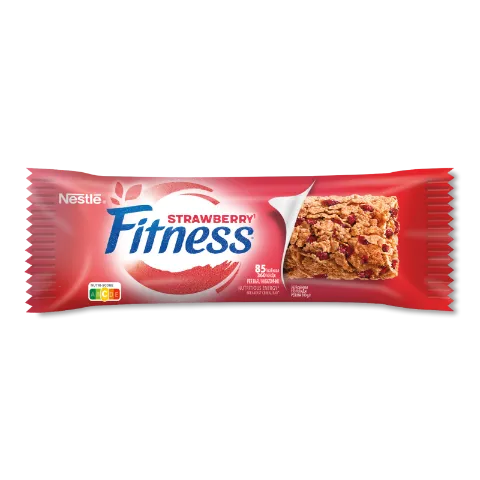 Батончик Nestle Fitness з цільними злаками та полуницею
