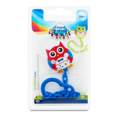Цепочка к пустышке Canpol babies Сова 10/876