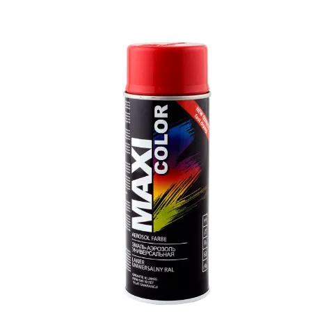Эмаль-аэрозоль MAXI color карминно-красный
