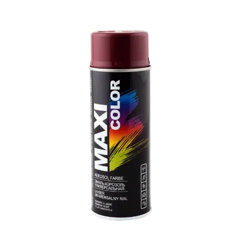 Эмаль-аэрозоль MAXI color бордовый