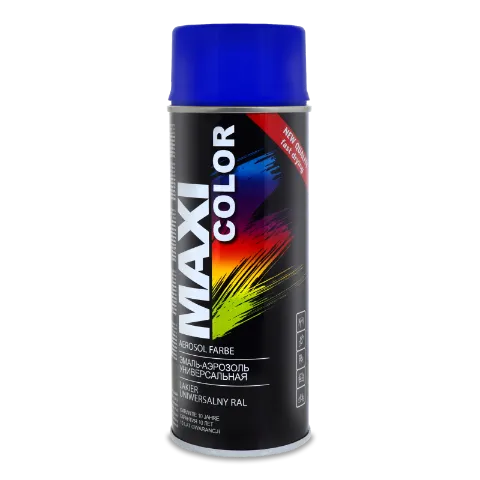 Эмаль-аэрозоль MAXI color синий