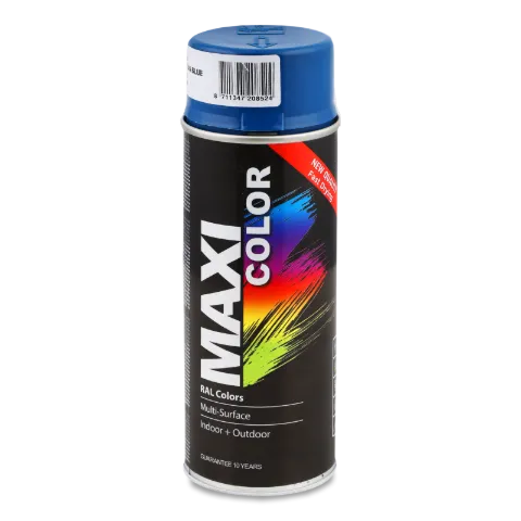 Эмаль-аэрозоль MAXI color темно-синий