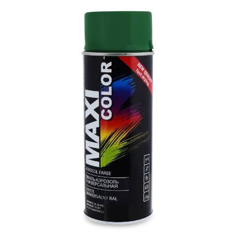 Эмаль-аэрозоль MAXI color зеленый