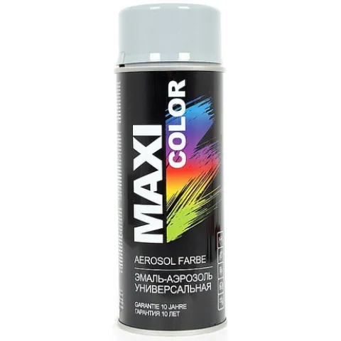 Эмаль-аэрозоль MAXI color серый