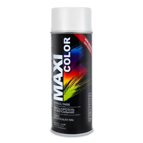 Эмаль-аэрозоль MAXI color белый