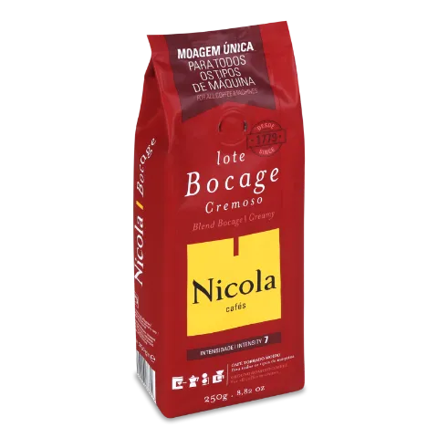 Кофе молотый Nicola Bocage cremoso жареный натур