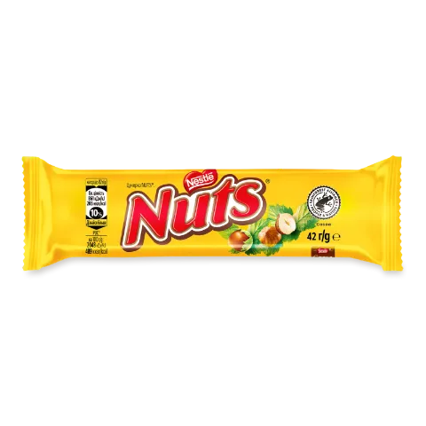 Батончик Nuts шоколадный
